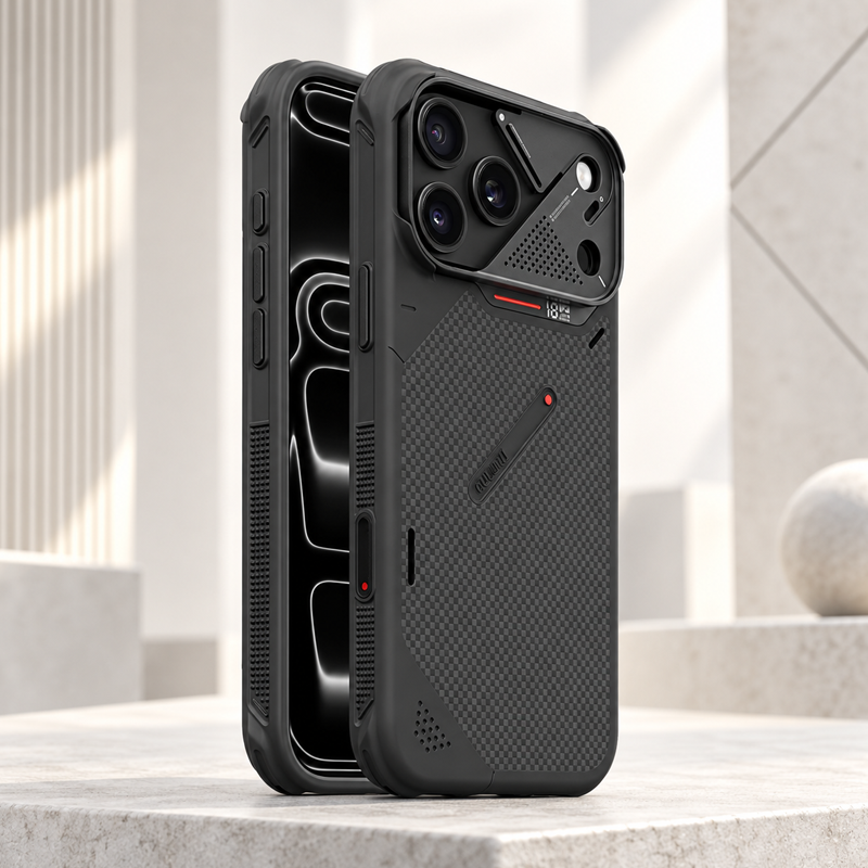 Aulumu A18 Armor Shockproof Aramid Fiber Case For Iphone 18 Series