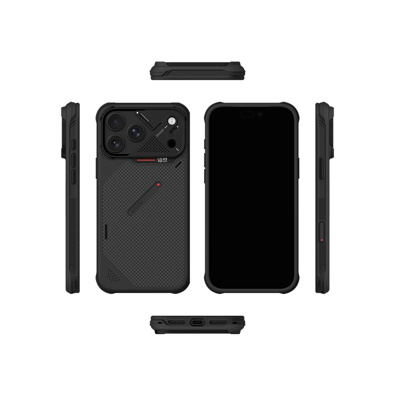 Aulumu A18 Armor Shockproof Aramid Fiber Case For Iphone 18 Series