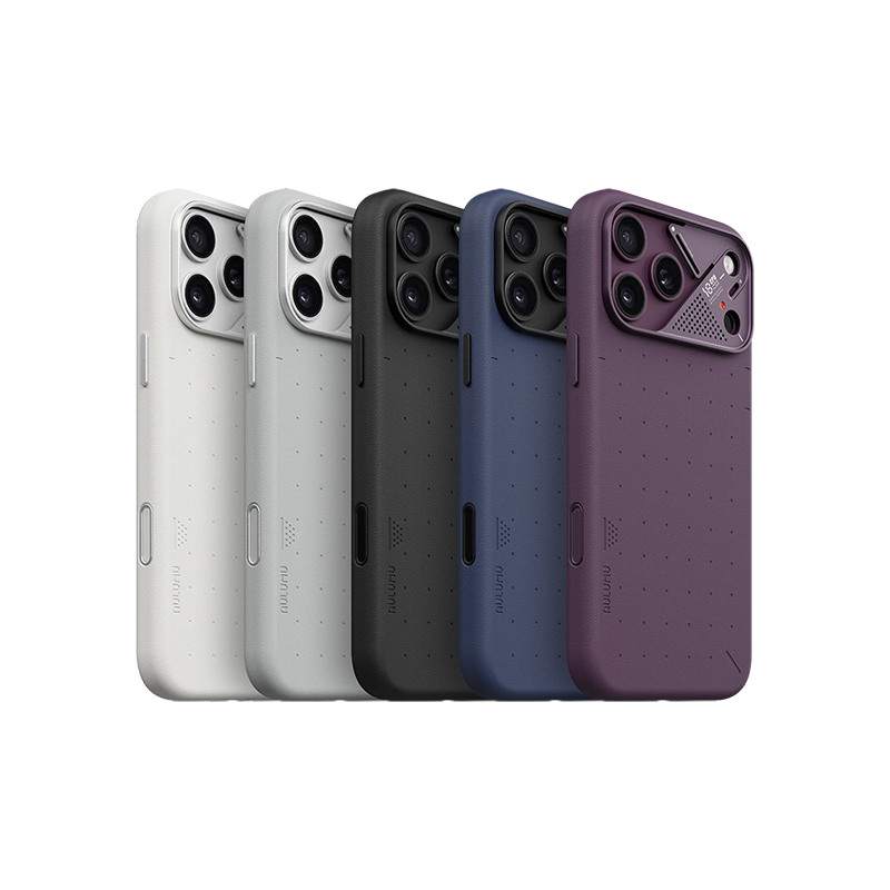 Aulumu A18 Particle Vegan Leather Case For Iphone 18 Series