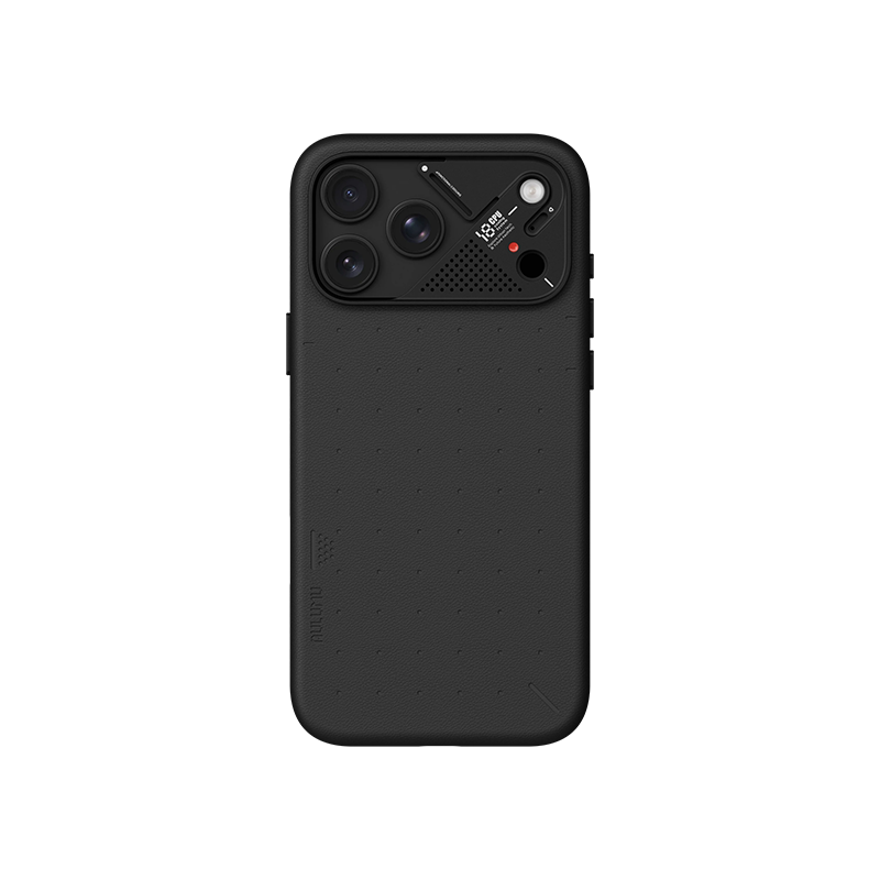 Aulumu A18 Particle Vegan Leather Case For Iphone 18 Series