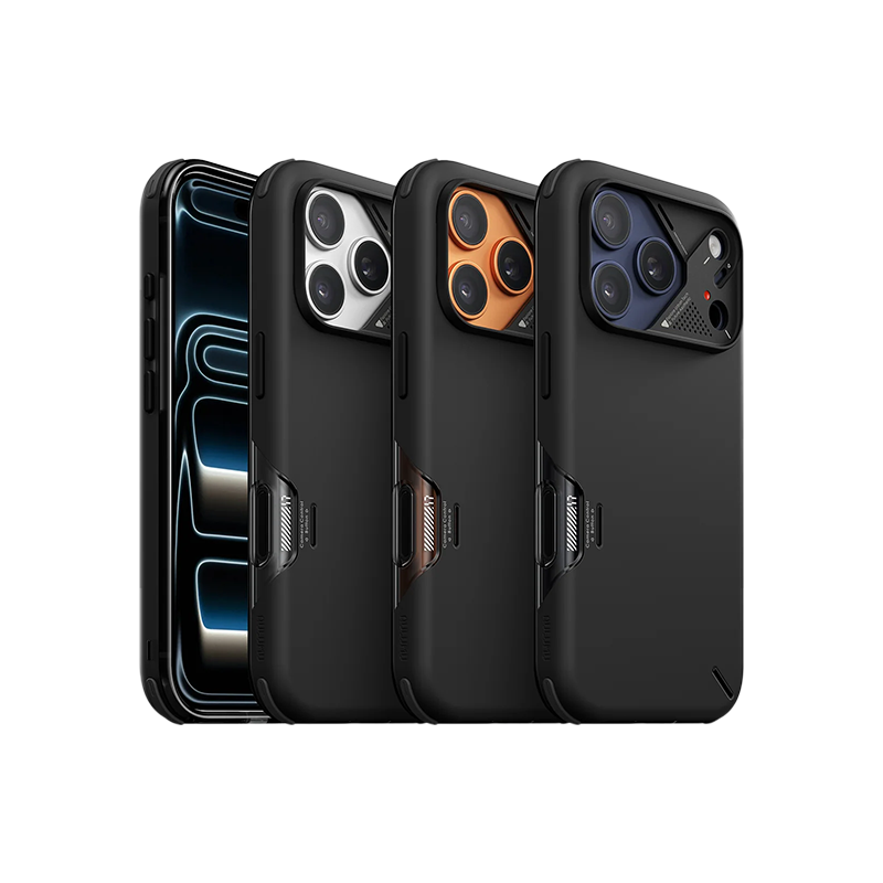 Aulumu Slim Shockproof Magnetic Lens Control Case for iPhone 17 Series