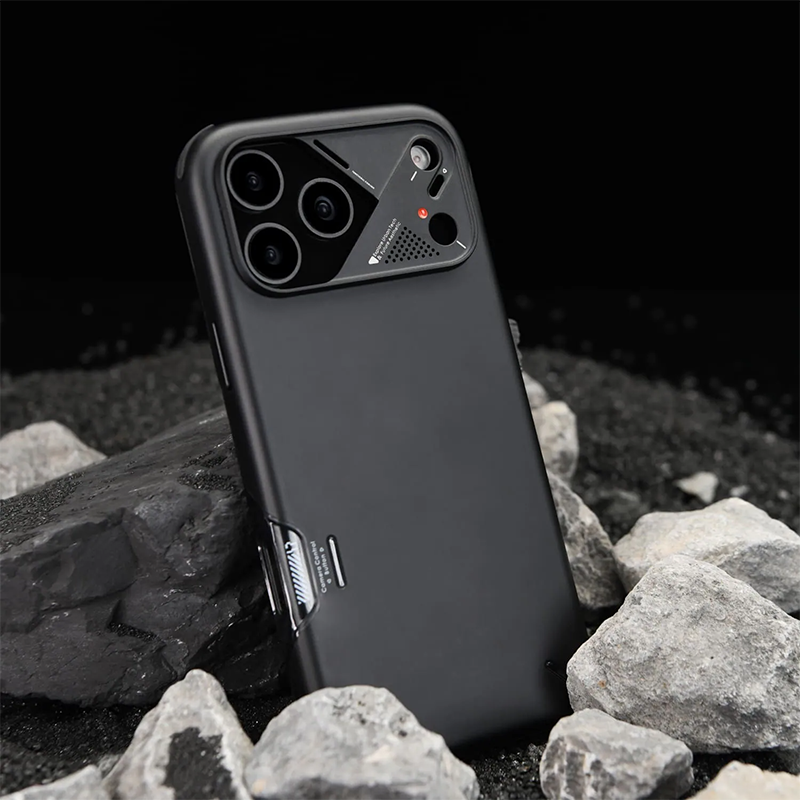 Aulumu Slim Shockproof Magnetic Lens Control Case for iPhone 17 Series