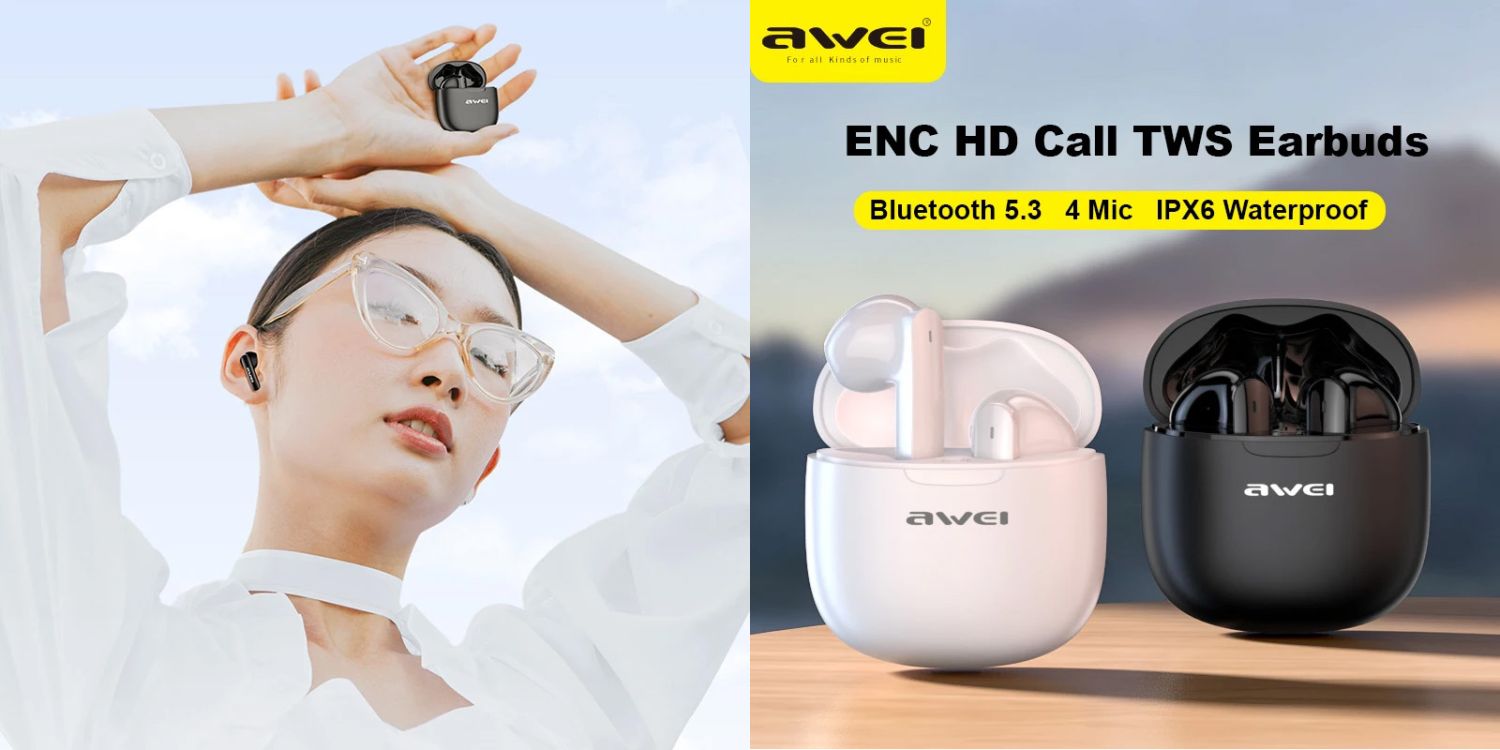 Awei T68 ENC TWS Earbuds Price In Bangladesh