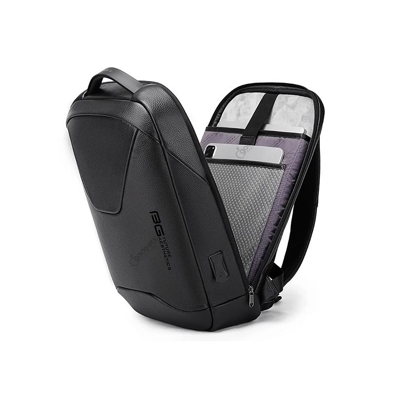BANGE BG6621 Leather Anti Theft Travel Backpack