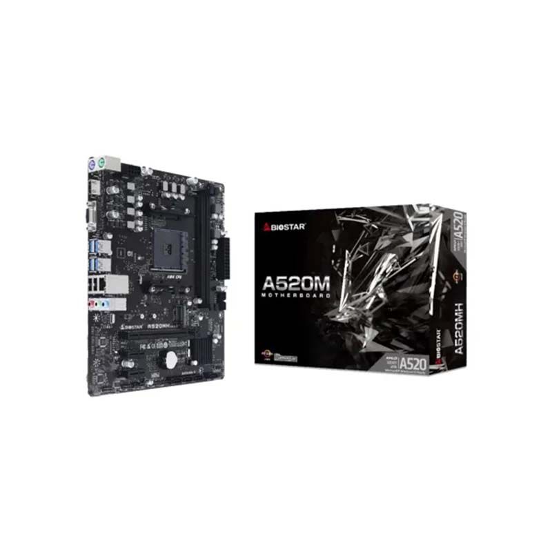 BIOSTAR A520MH DDR4 AMD AM4 mATX Motherboard