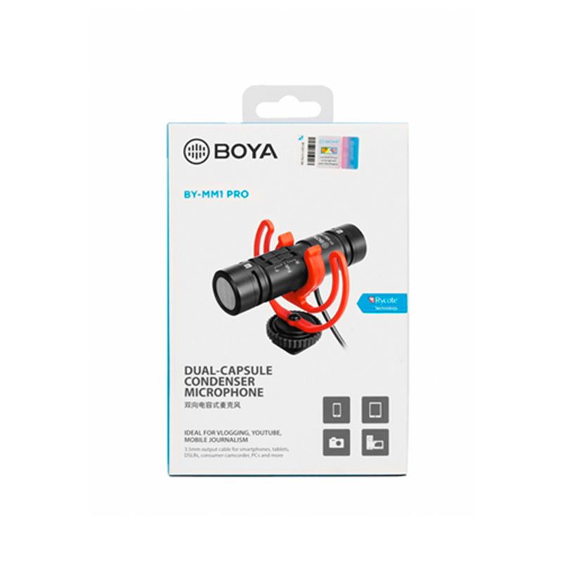 BOYA BY-MM1 Pro Dual-Capsule Condenser Microphone