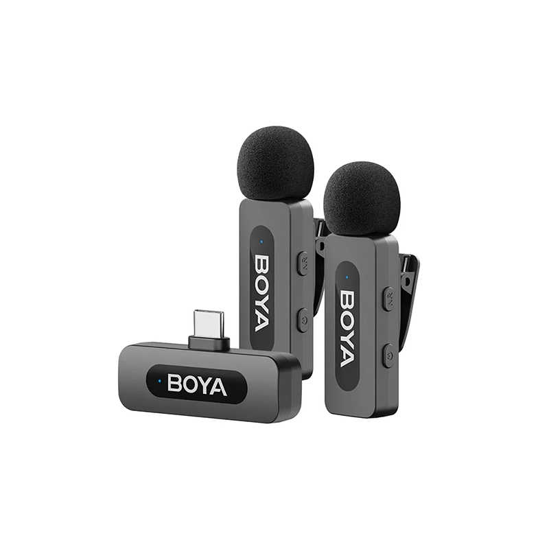 BOYA BY-V20 2.0 Ultracompact 2.4GHz Wireless Microphone System for Type-C Device