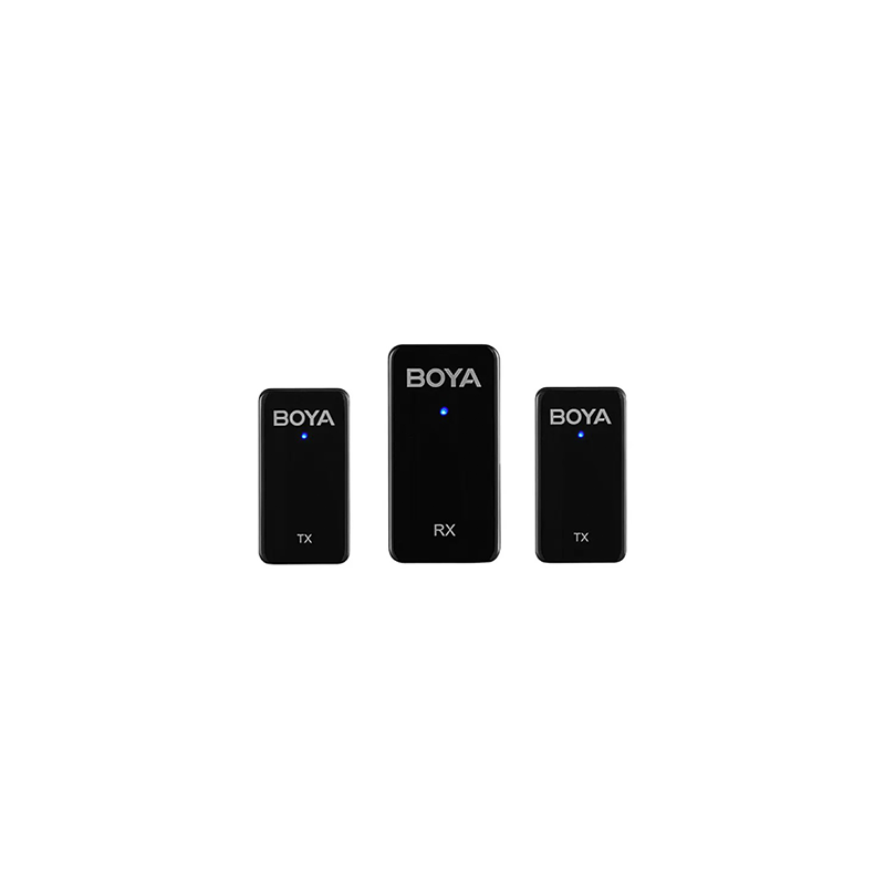 BOYA Wmic5-M2 Ultracompact 2.4GHz Dual-Channel Wireless Microphone