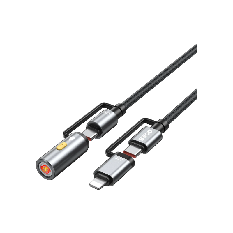 BWOO BO-X307 4-in-1 Lightning Cable with Lighter