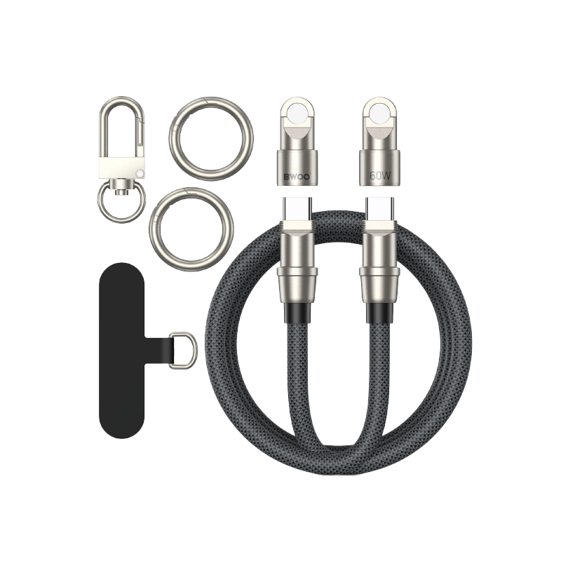 BWOO BO-X310 2 in 1 Type-C Cable - 60W