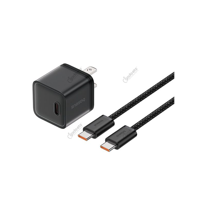 Baseus 20W GAN5S Charger With Type - C Cable