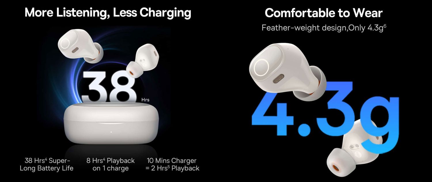 Baseus Bowie WM03 Wireless Earphones price in Bangladesh