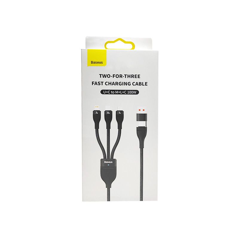 Baseus Flash Series Two For Three Data Cable - 1.2m