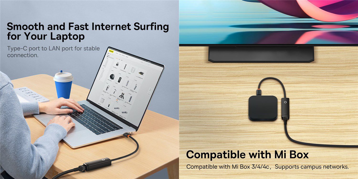 Baseus Lite Series RJ45 TypeC Adapter Price in BD