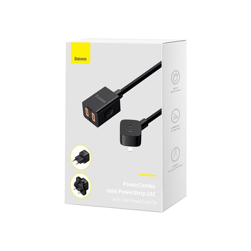 Baseus PowerCombo mini PowerStrip 1AC CN 1M