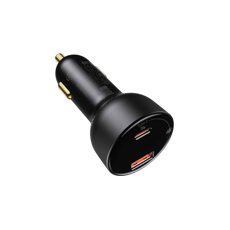 Baseus Superme Digital Display PPS Dual Quick Charger with Type-C to Type-C Cable 100W