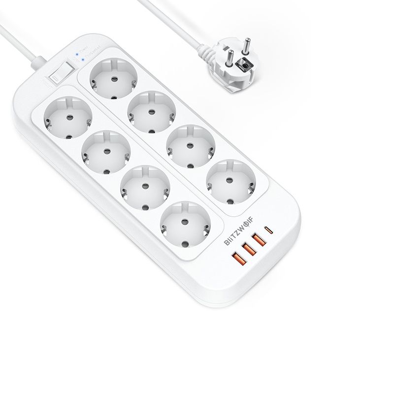BlitzWolf BW-PC2 - Power Strip + USB Quick Chargers