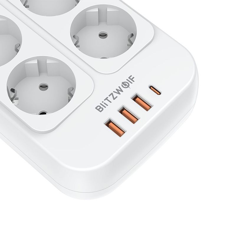 BlitzWolf BW-PC2 - Power Strip + USB Quick Chargers