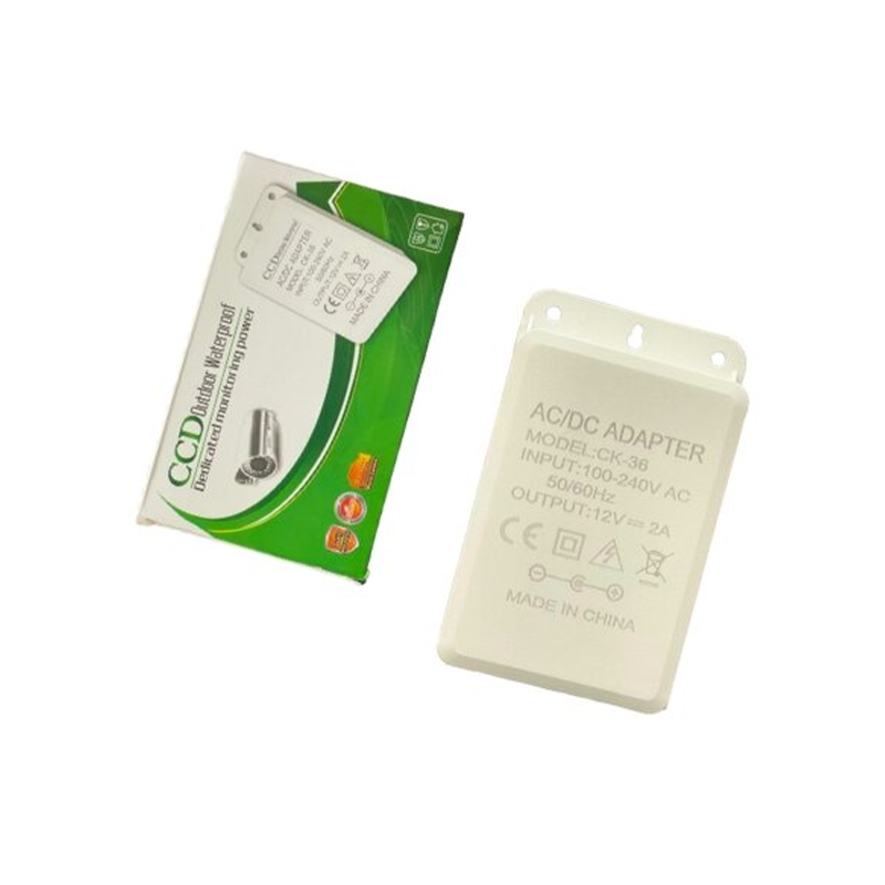 CCD 12V 2A AC DC CCTV Camera Power Adapter with Waterproof Box