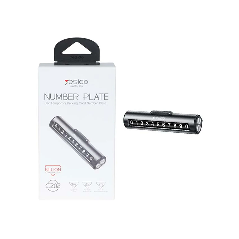 YESIDO C202 Car Temporary Parking Number Plate