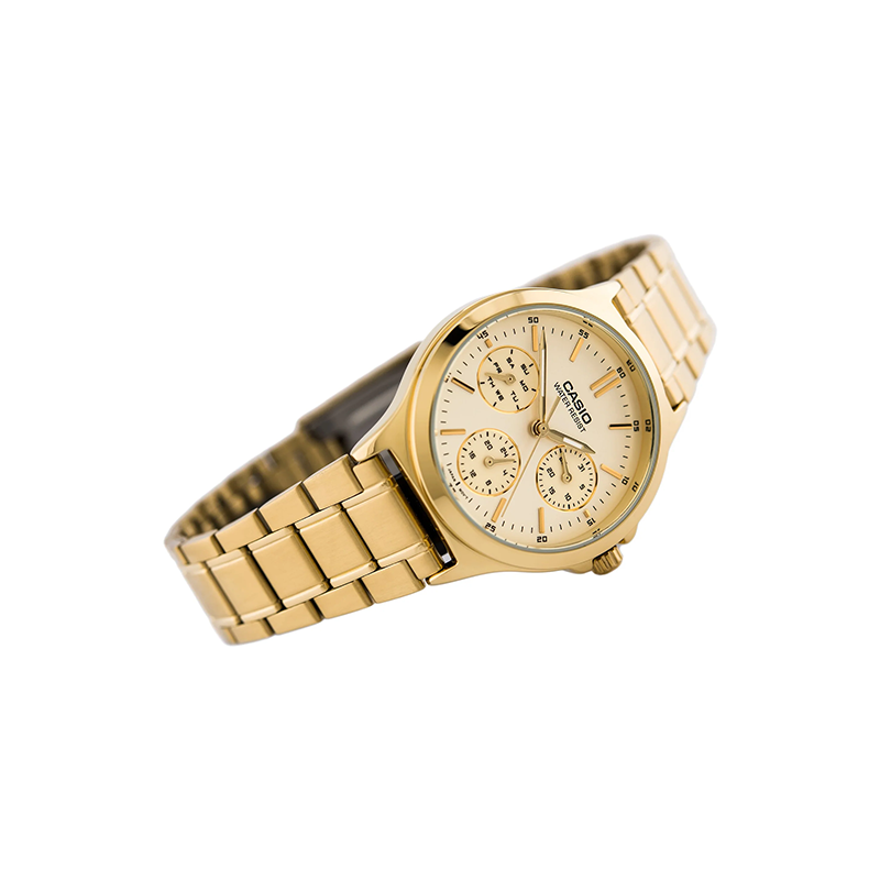 Casio Enticer LTP-V300G-9AUDF Multifunction Stainless Steel Women’s Watch