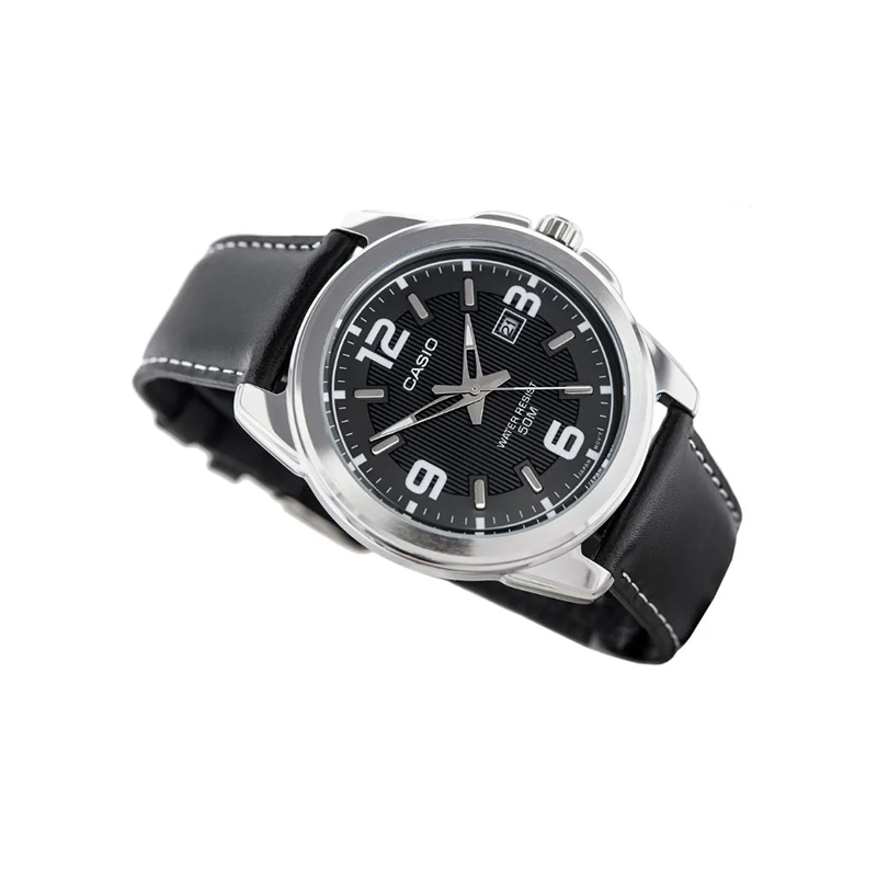 Casio Enticer MTP-1314L-8AV Analog Leather Strap Men's Watch