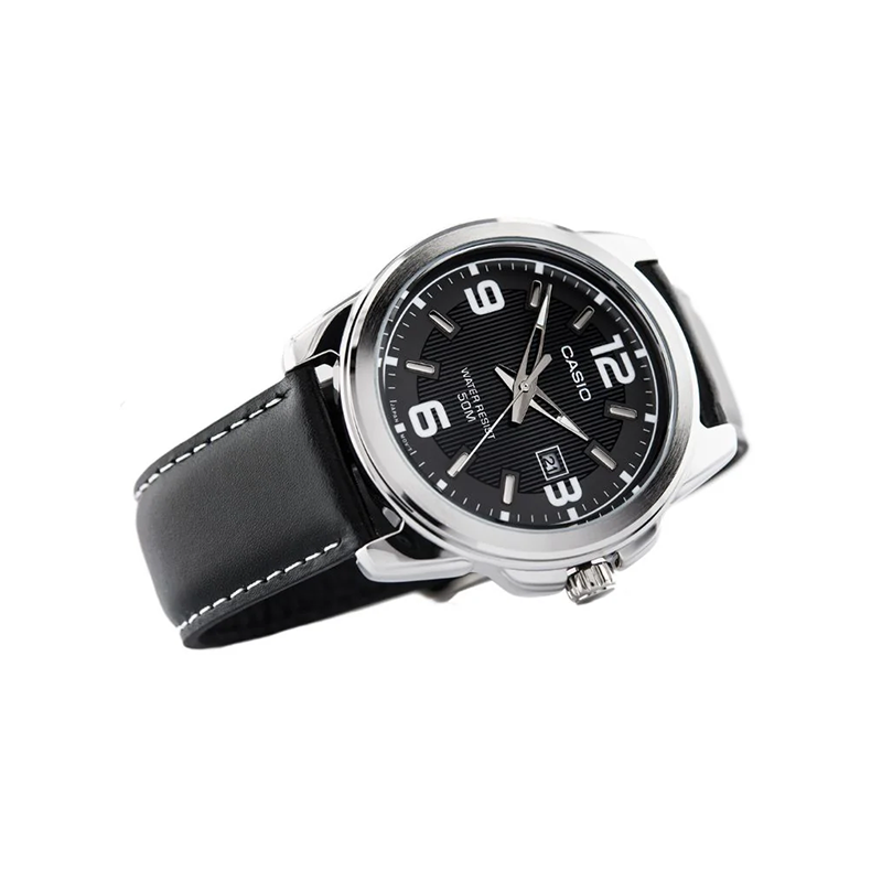 Casio Enticer MTP-1314L-8AV Analog Leather Strap Men's Watch