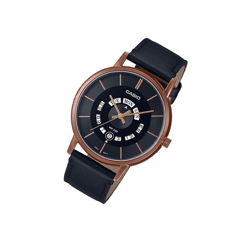Casio Mtp B135rl 1avdf Leather Band Analog Watch