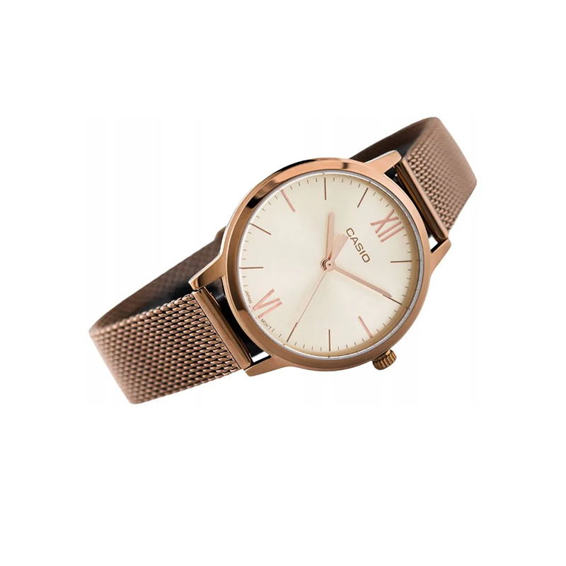 Casio Standard Ltp E157mr 9adf Analog Stainless Steel Womens Watch