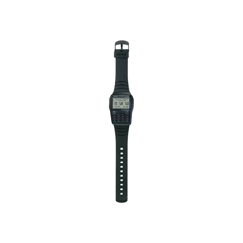 Casio Vintage Dbc 32 1adf Calculator Data Bank Resin Belt Mens Watch