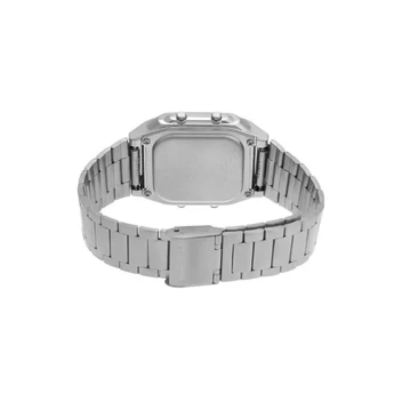 Casio Vintage Db3601adf Illuminator Data Bank Stainless Steel Mens Watch