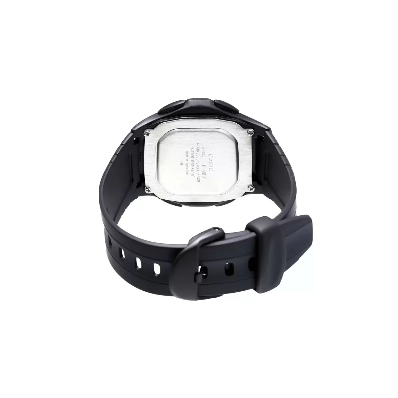 Casio Youth F-200W-9ADF Dual Time Resin Band Unisex Watch