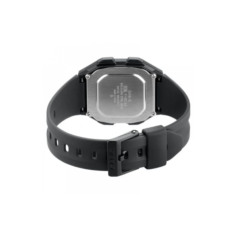 Casio Youth F-201WA-1ADF Dual Time Digital Resin Band Unisex Watch