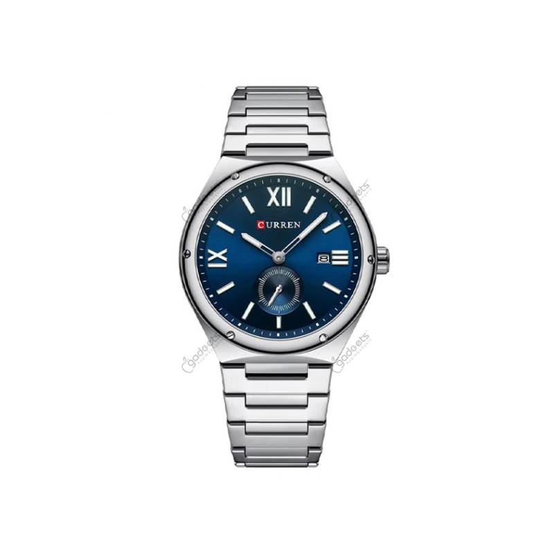 Curren 8471 Luxury Quartz Stainless Steel Strap Mens Watch