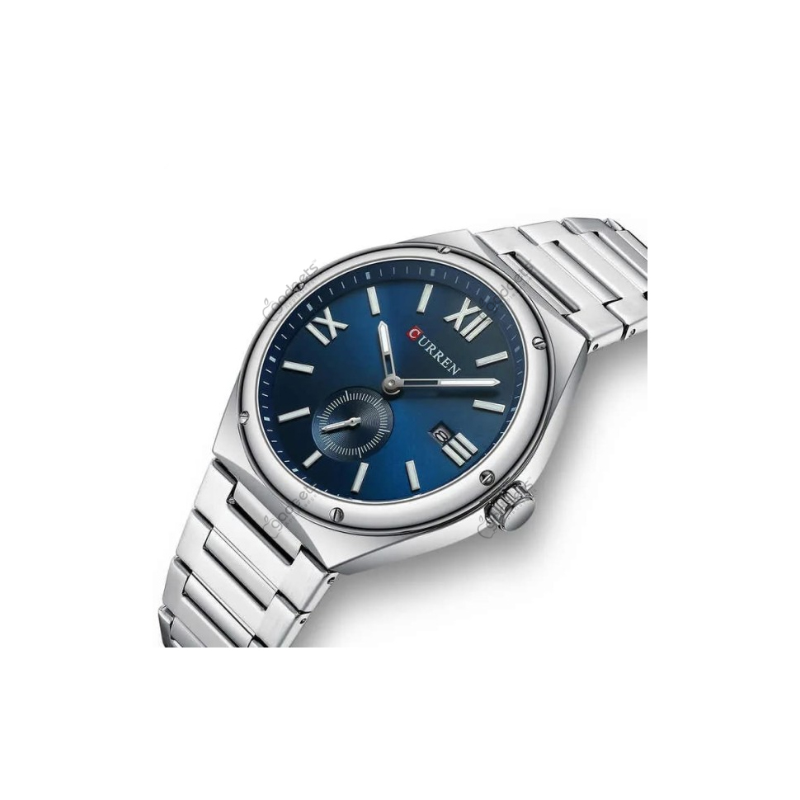 Curren 8471 Luxury Quartz Stainless Steel Strap Mens Watch