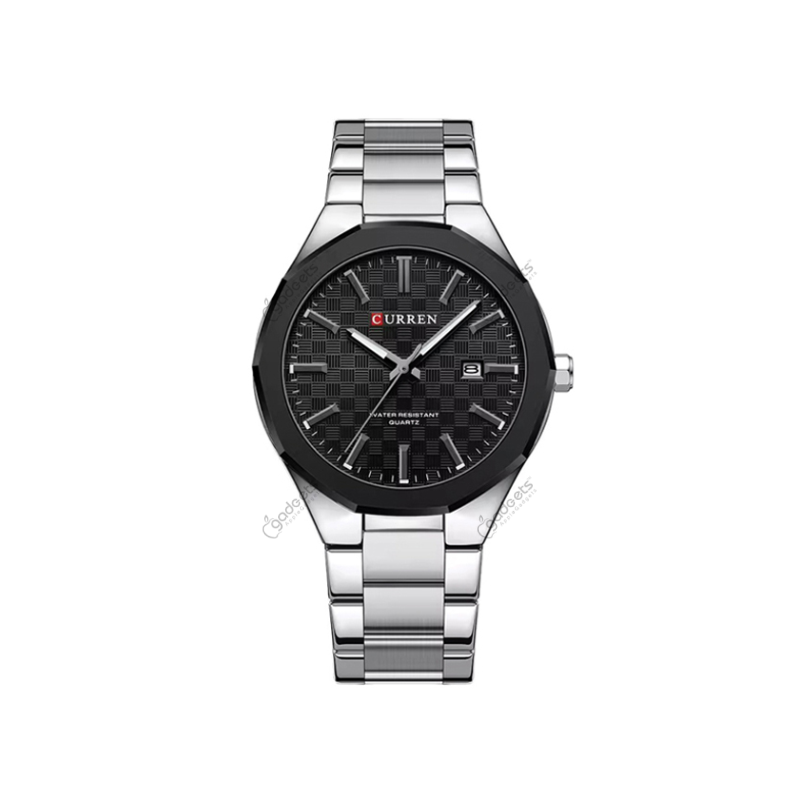 Curren 8477 Stainless Steel Analog Quartz Mens Watch