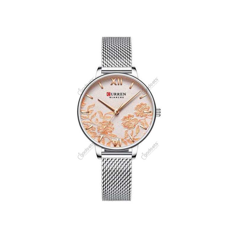 Curren 9065 Small Dial Pattern Women’s Watch