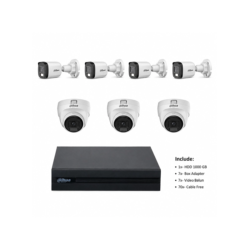 Dahua 7 Unit Security Package