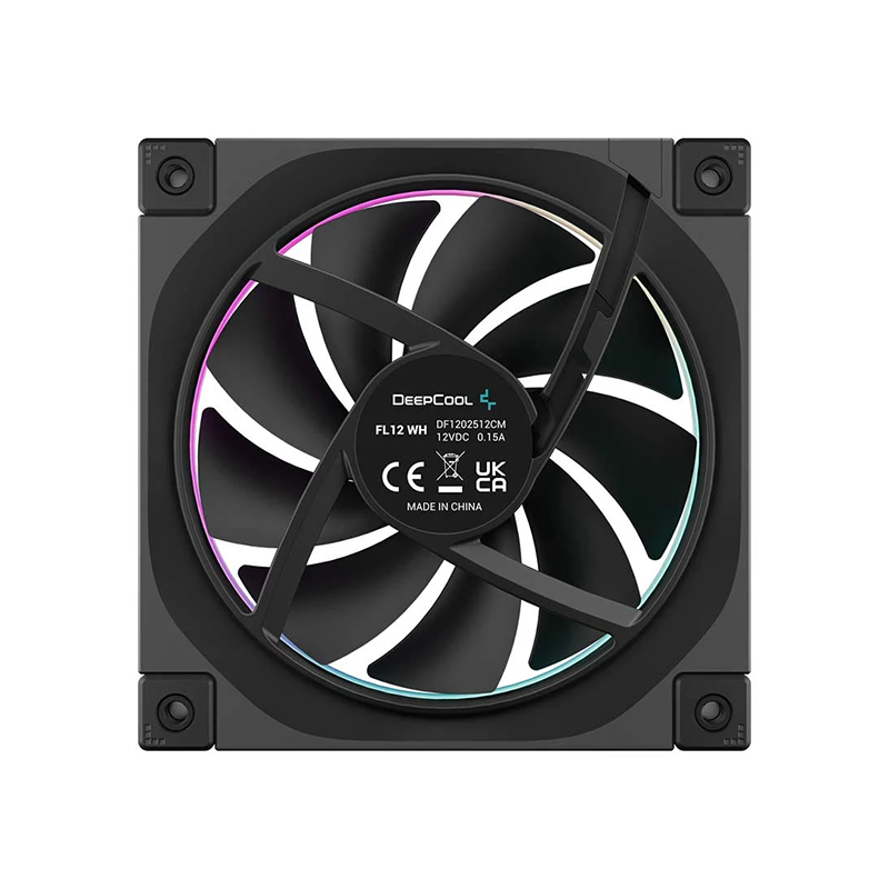 DeepCool FL12 WH-3 IN 1 ARGB (3xFAN) White Casing Cooling Fan #R-FL12-WHAPN3-G