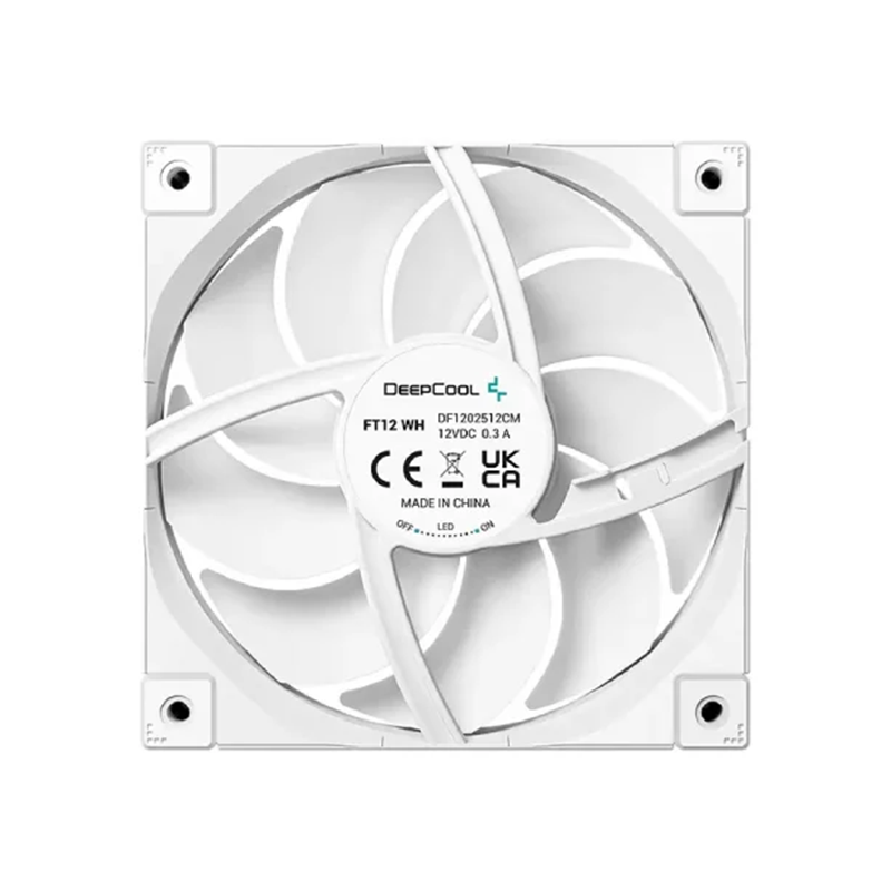DeepCool FT12 WH 3 IN 1 120mm Casing Fan