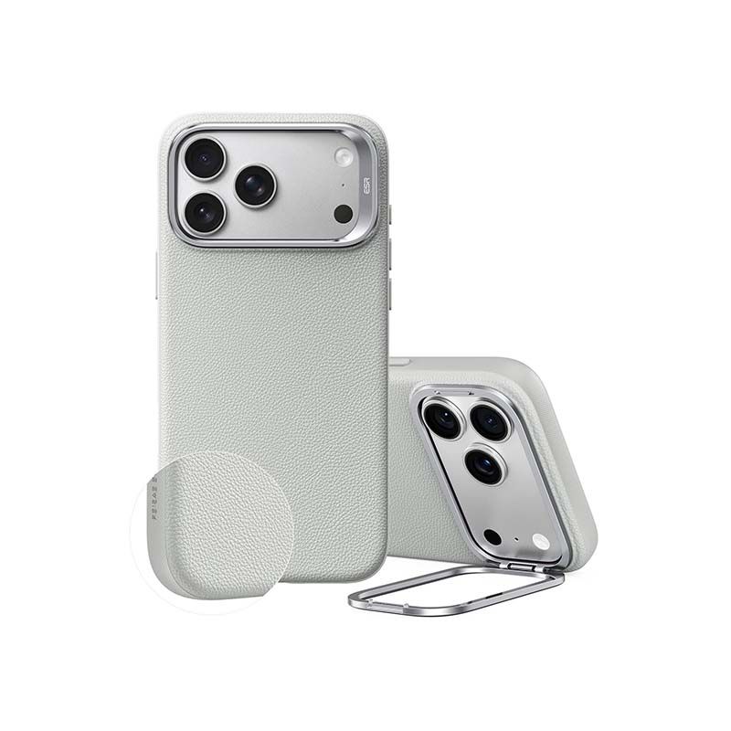 ESR Atelier Vegan Leather Magnetic Case with Flex Stand for iPhone