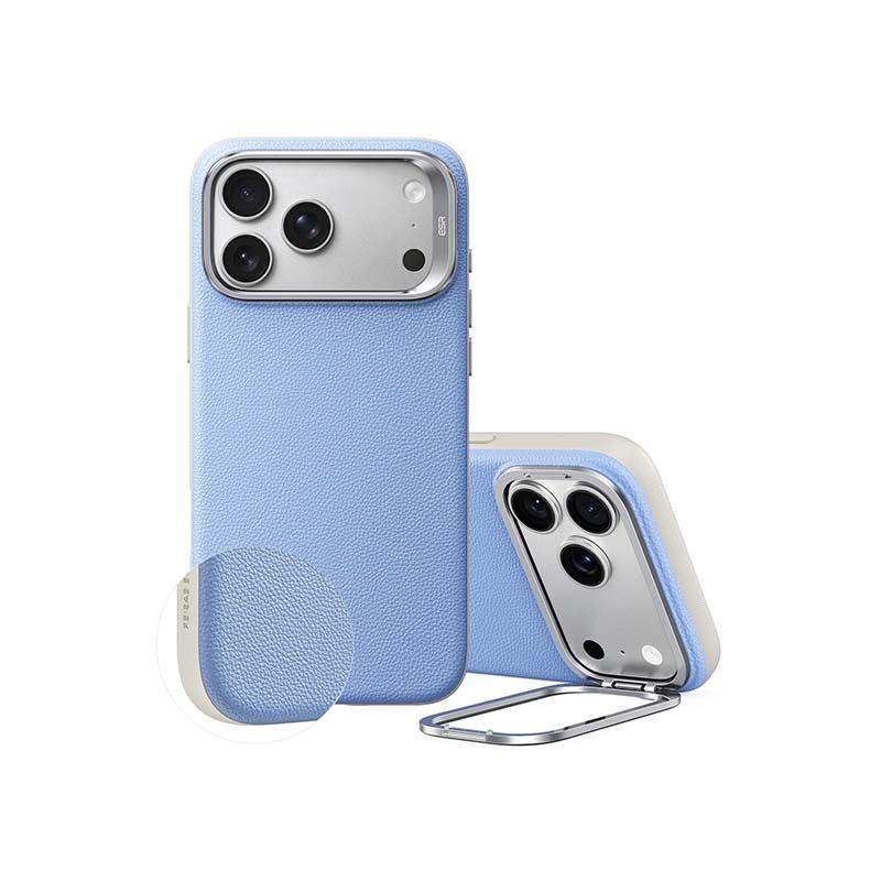 ESR Atelier Vegan Leather Magnetic Case with Flex Stand for iPhone