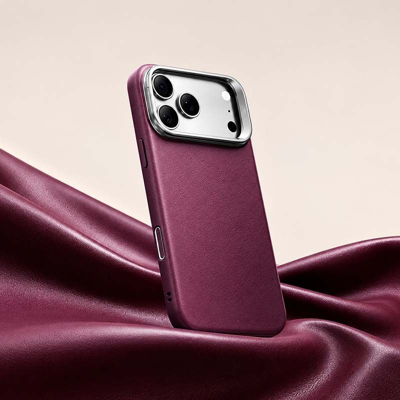 ESR Atelier Vegan Leather Magnetic Case with Flex Stand for iPhone