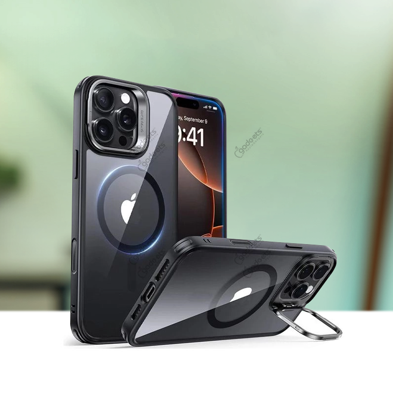 ESR HaloLock Classic Hybrid Camera Control With Stand Case for iPhone 16 Pro Max