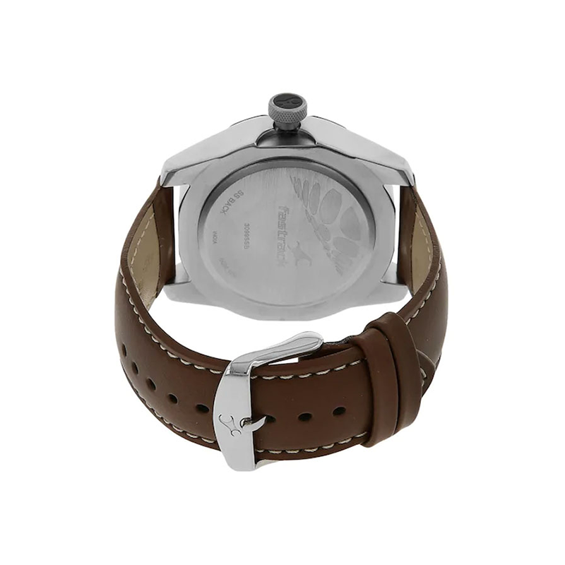 Fastrack 3099SL01 Quartz Analog Leather Strap Men's Watch