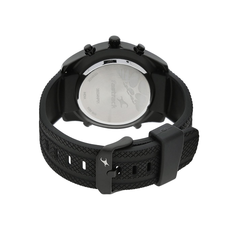 Fastrack 38034NP01 Analog-Digital Rubber Strap Men's Watch