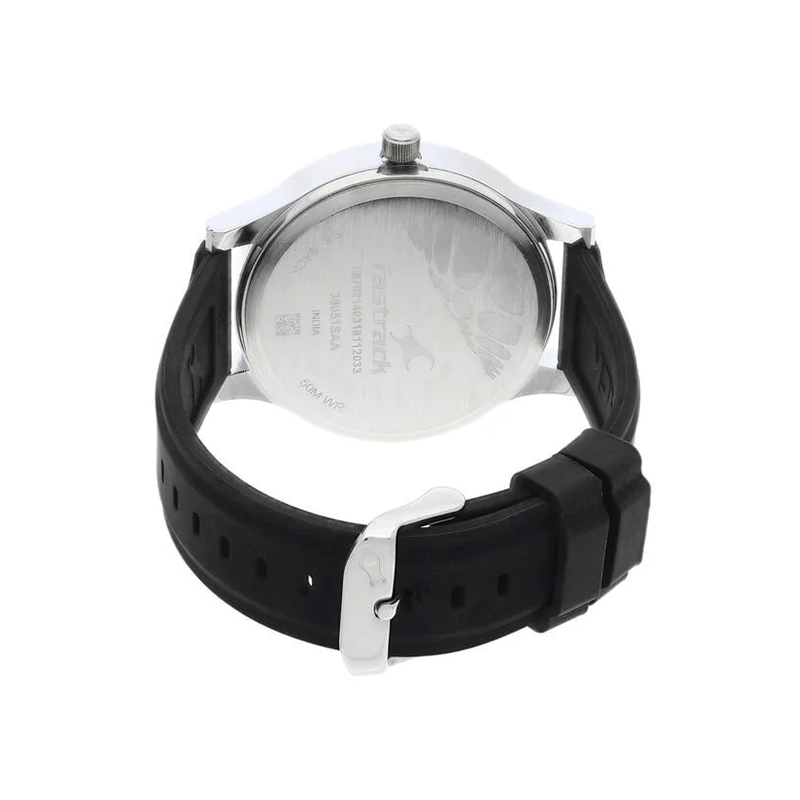 Fastrack 38051SP01 Quartz Analog Silicone Strap Men's Watch