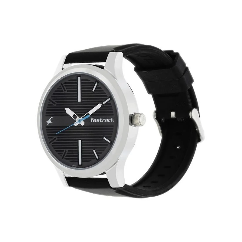 Fastrack 38051SP01 Quartz Analog Silicone Strap Men's Watch