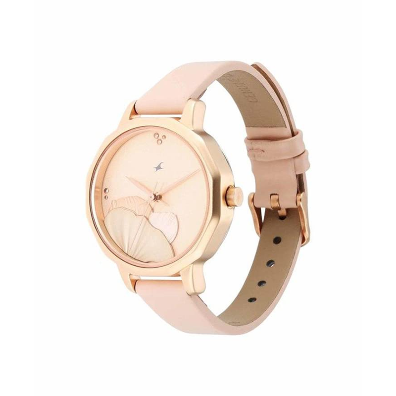 Fastrack 6259WL01 Analog Leather Strap Women’s Watch