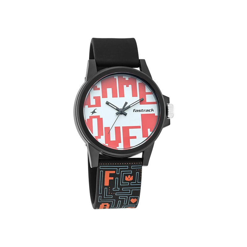 Fastrack Arcade Quartz 68012PP01 Analog Silicone Strap Unisex Watch